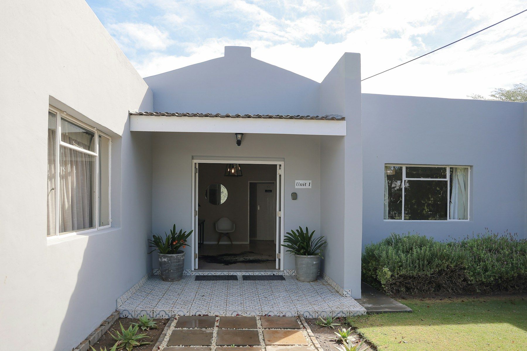 The front of The Grey House